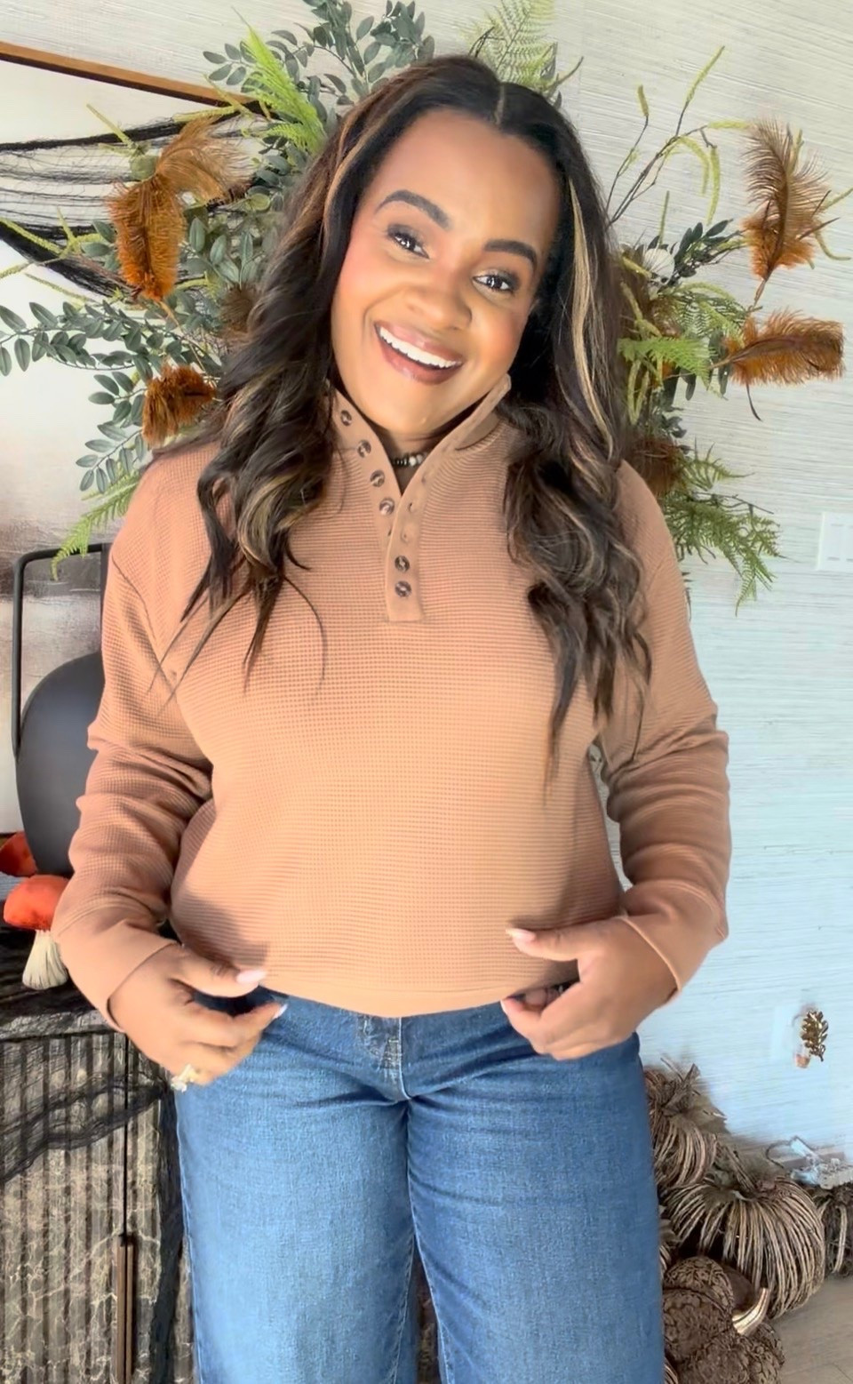 $15 waffle knit pullover!! Sale ends today!