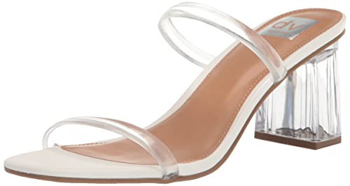 DV Dolce Vita womens Halsty Heeled Sandal, Clear, 11 US | Amazon (US)