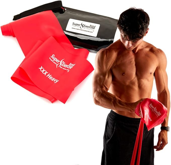 Resistance Bands for Working Out | 7Ft Long Resistance Bands |Super Exercise Bands with Carry Pou... | Amazon (US)