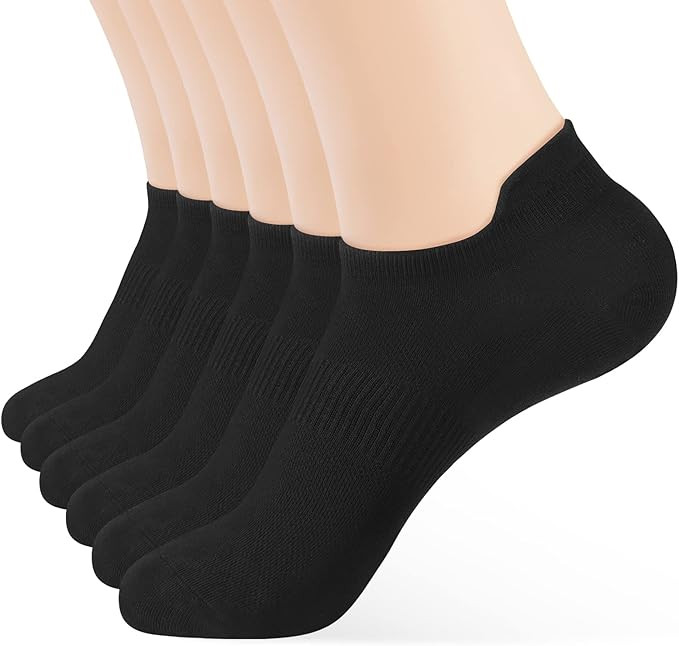 ATBITER Ankle Socks Womens and Men Thin Athletic Running Low Cut No Show Socks With Heel Tab 6-10... | Amazon (US)