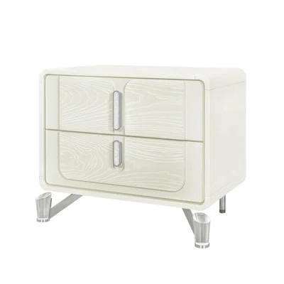 Nora Beige Nightstand | Wayfair North America