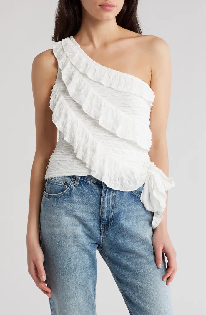 One-Shoulder Knit Top | Nordstrom Rack
