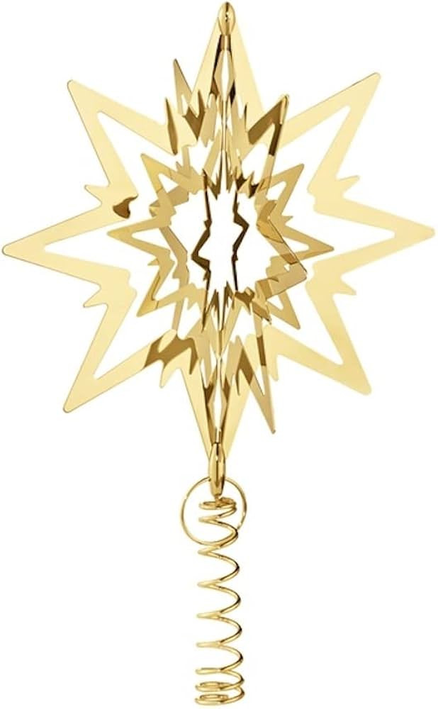 Georg Jensen Star for The Christmas Tree, Medium, Gold Plated, 1 | Amazon (US)