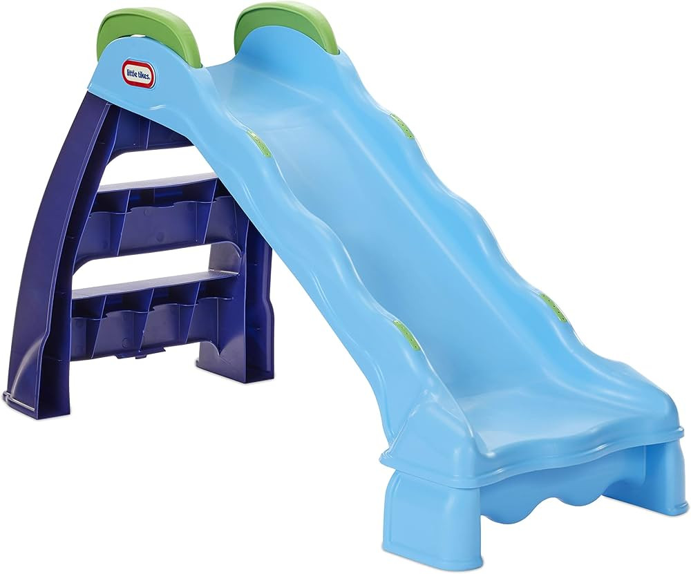 Little Tikes 2-in-1 Indoor-Outdoor Wet or Dry Slide, Dark_blue | Amazon (US)