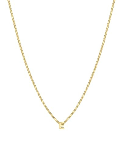 gorjana - Wilder Mini Alphabet Necklace - 18k Gold-Plated or Silver-Plated Brass - Personalized I... | Amazon (US)