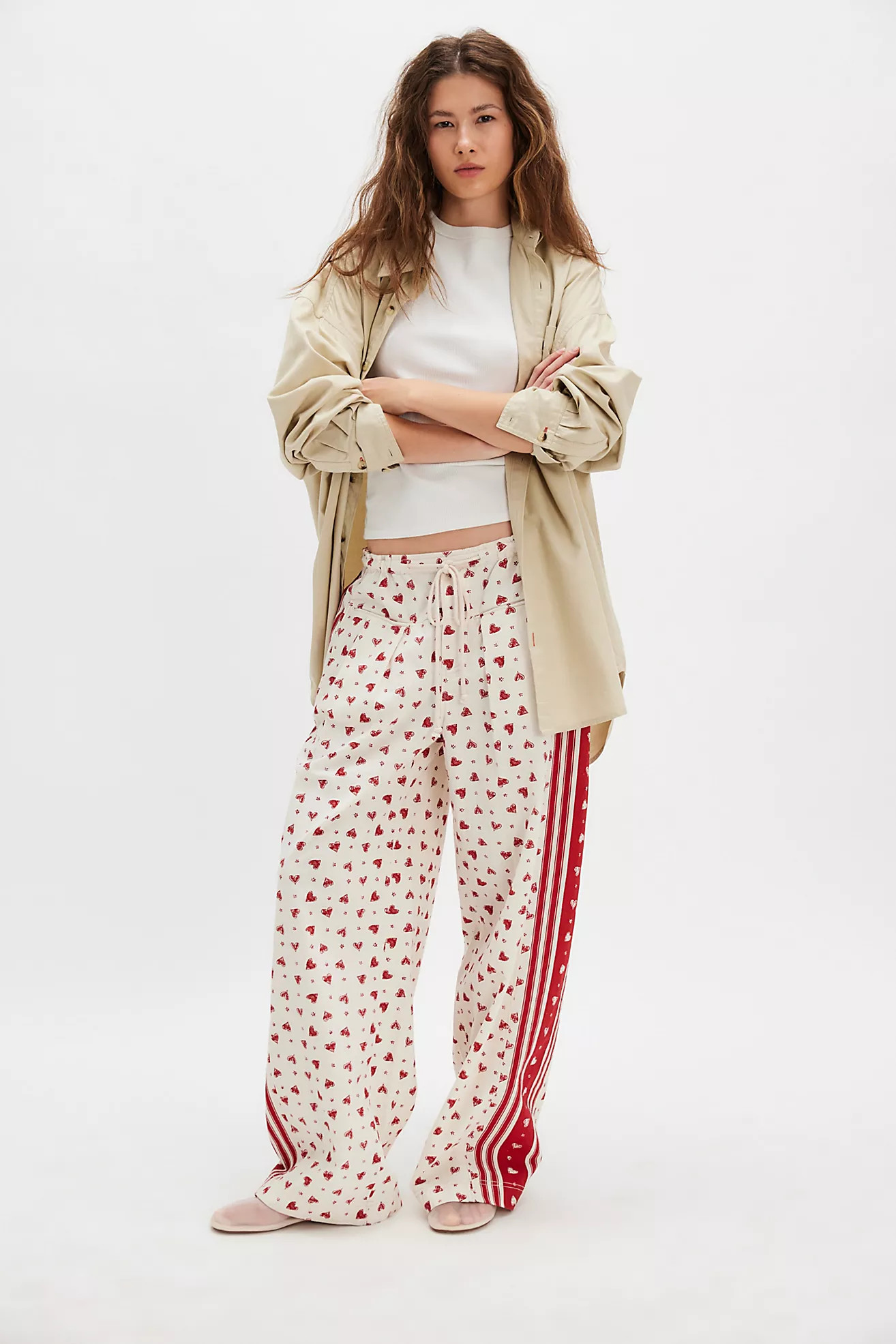 Hudson Canyon Printed Poplin Pants | Free People (Global - UK&FR Excluded)