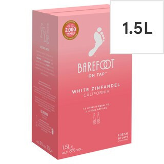Barefoot White Zinfandel 1.5L | Tesco F&F