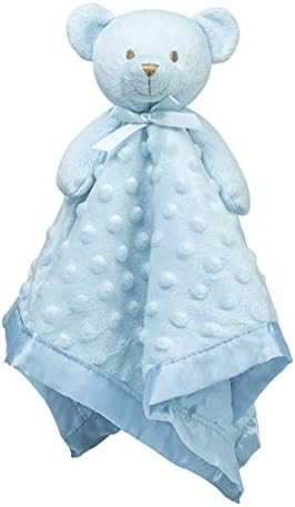 Pro Goleem Teddy Bear Lovey Baby Security Blanket Loveys for Babies Boy Unisex Soft Blue Lovie Baby  | Amazon (US)