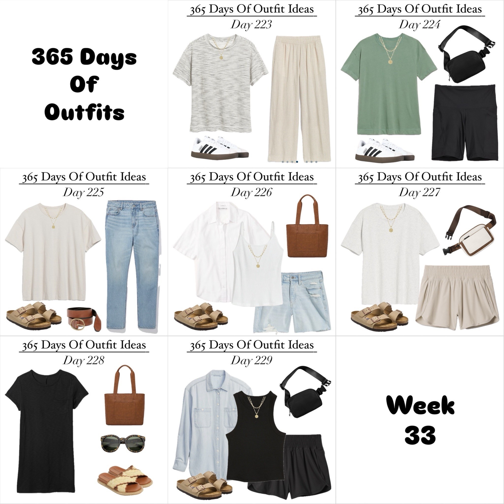 365 days of outfits week 33! #oldnavy #gap #casualoutfits #casualstyle

#LTKStyleTip #LTKFindsUnder100 #LTKFindsUnder50