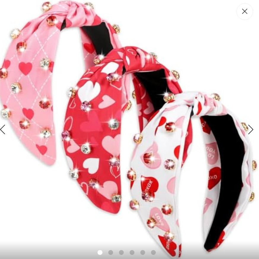 Valentine's Day hairbands!  

 #LTKValentine #LTKgrwm #LTKootd