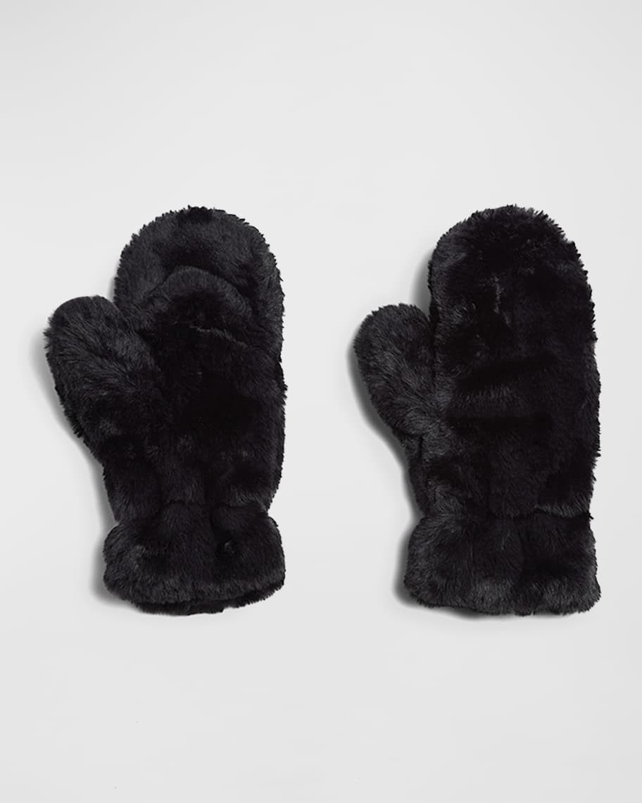 APPARIS Coco Faux Fur Mittens | Neiman Marcus