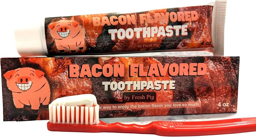 Fresh Pig Bacon Toothpaste Gift - Bacon Gift Ideas, Funny Gag Gift Ideas, Unusual Gifts Under 10 ... | Amazon (US)