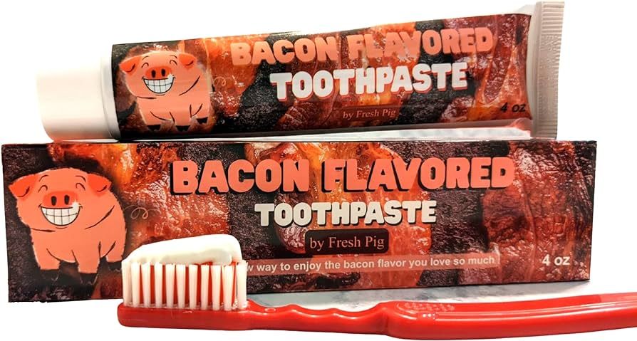 Fresh Pig Bacon Toothpaste Gift - Bacon Gift Ideas, Funny Gag Gift Ideas, Unusual Gifts Under 10 ... | Amazon (US)