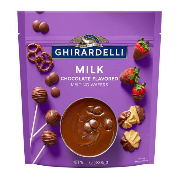 Ghirardelli Milk Chocolate Melting Wafers - 10oz | Target