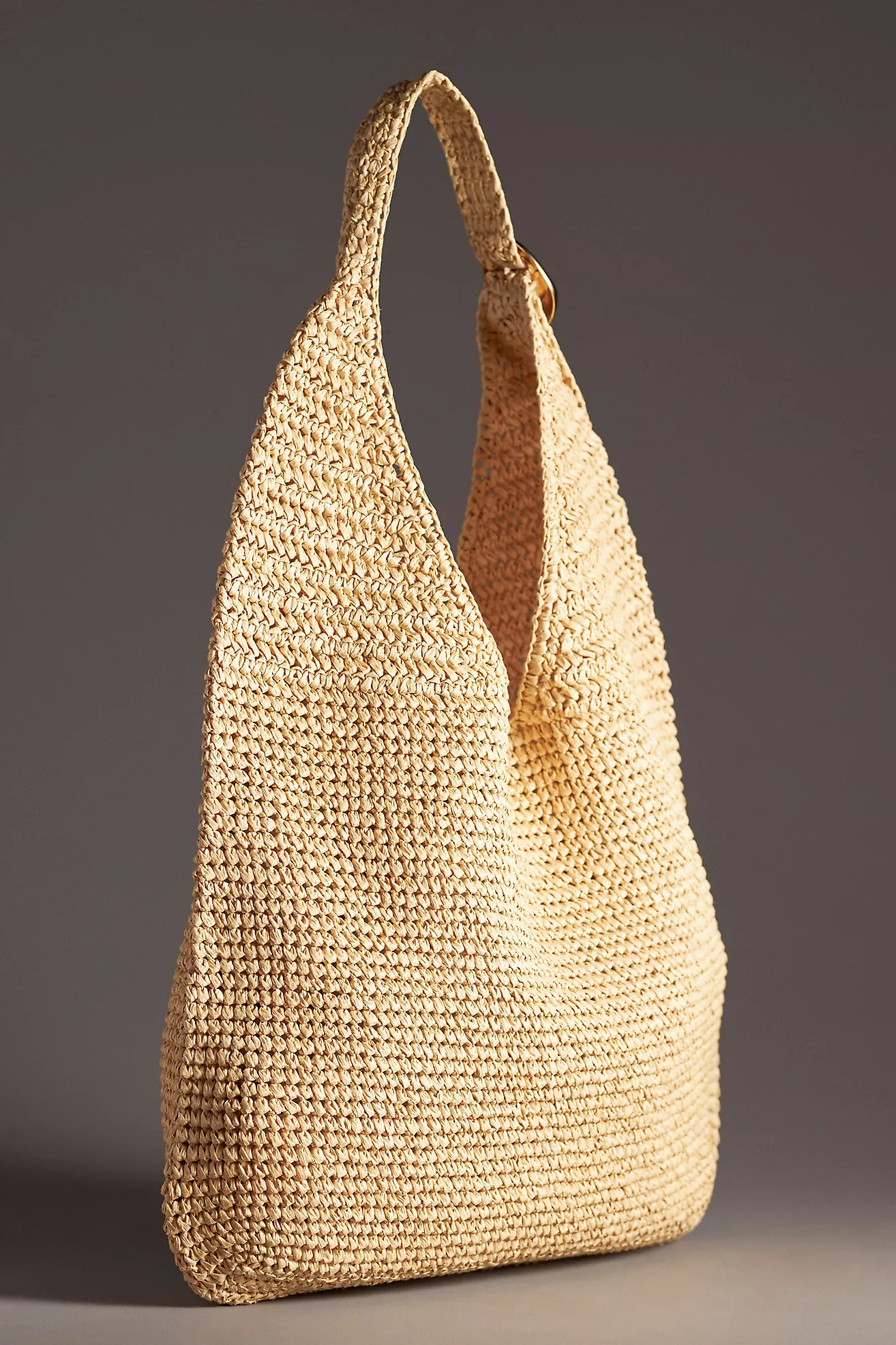The Love Knot Slouchy Bag: Raffia Buckle Edition | Anthropologie (US)