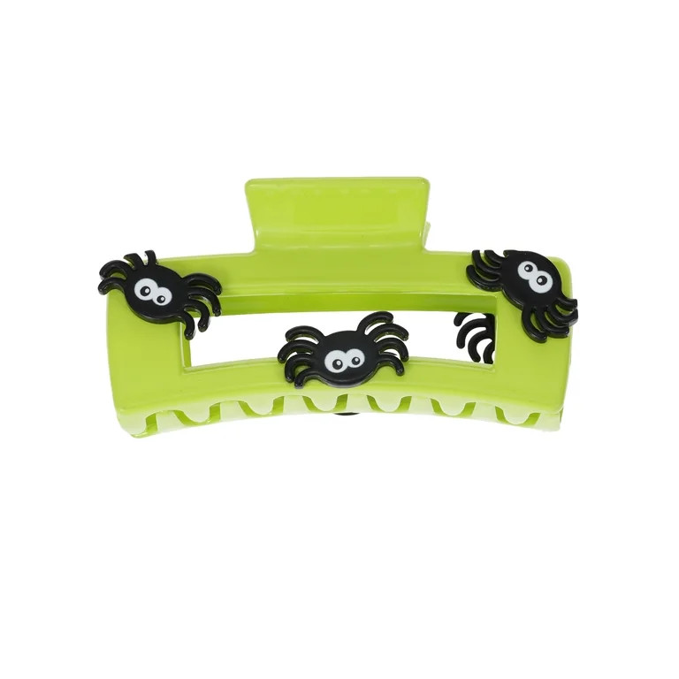 Way to Celebrate Halloween Women's Square Spider Claw Clip, Multicolor, 1 Piece | Walmart (US)