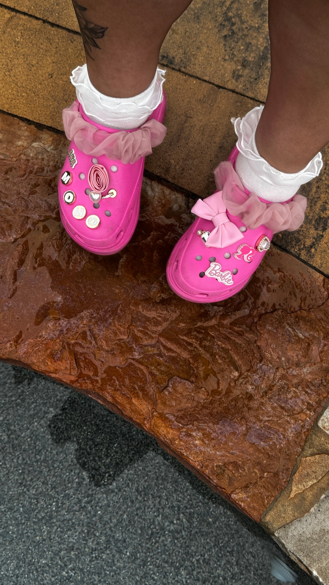 Crocs but make it girly lol 