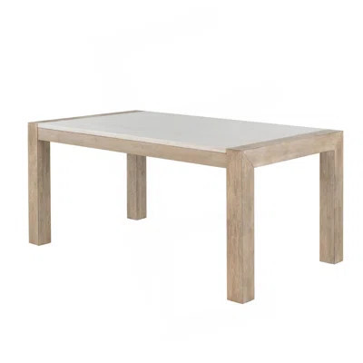 Exquisite Real Marble Dining Table With Classic Farmhouse Appeal | Wayfair North America