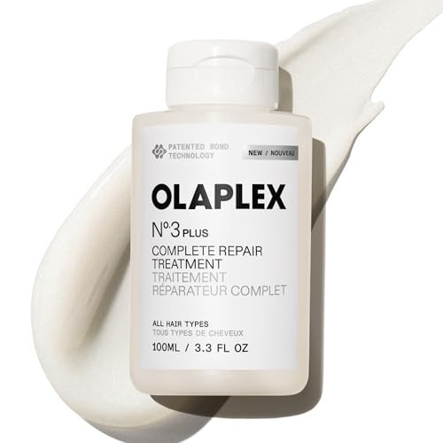 Olaplex N°.3PLUS Complete Repair Treatment: 3-minute Pre-shampoo Treatment to Immediately Repair Hair Damage for Softer, Stronger Hair | For Coily, Curly, Straight, and Wavy, 100 mL / 3.3 Fl Oz | Amazon (US)