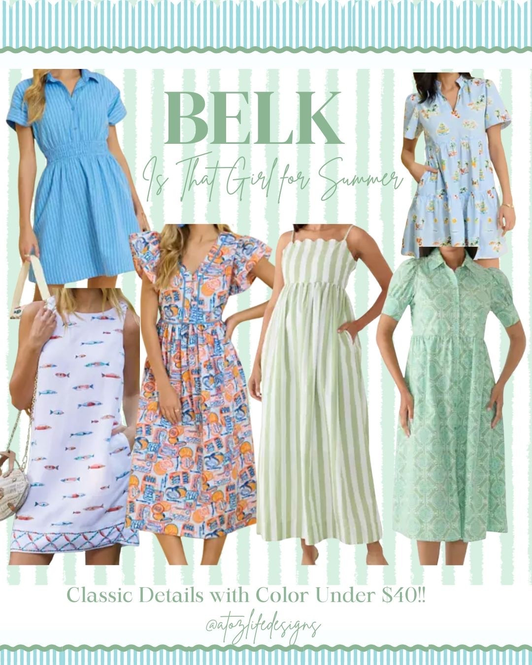 Summer Dresses for Vacation and Beyond with classic details and color! 

Now on MAJOR sale and all shown under $40 quality and affordable with fun prints, silhouettes, and colors?! Say less! @Belk does it again!

#LTKmomlife #LTKSaleAlert #LTKootd