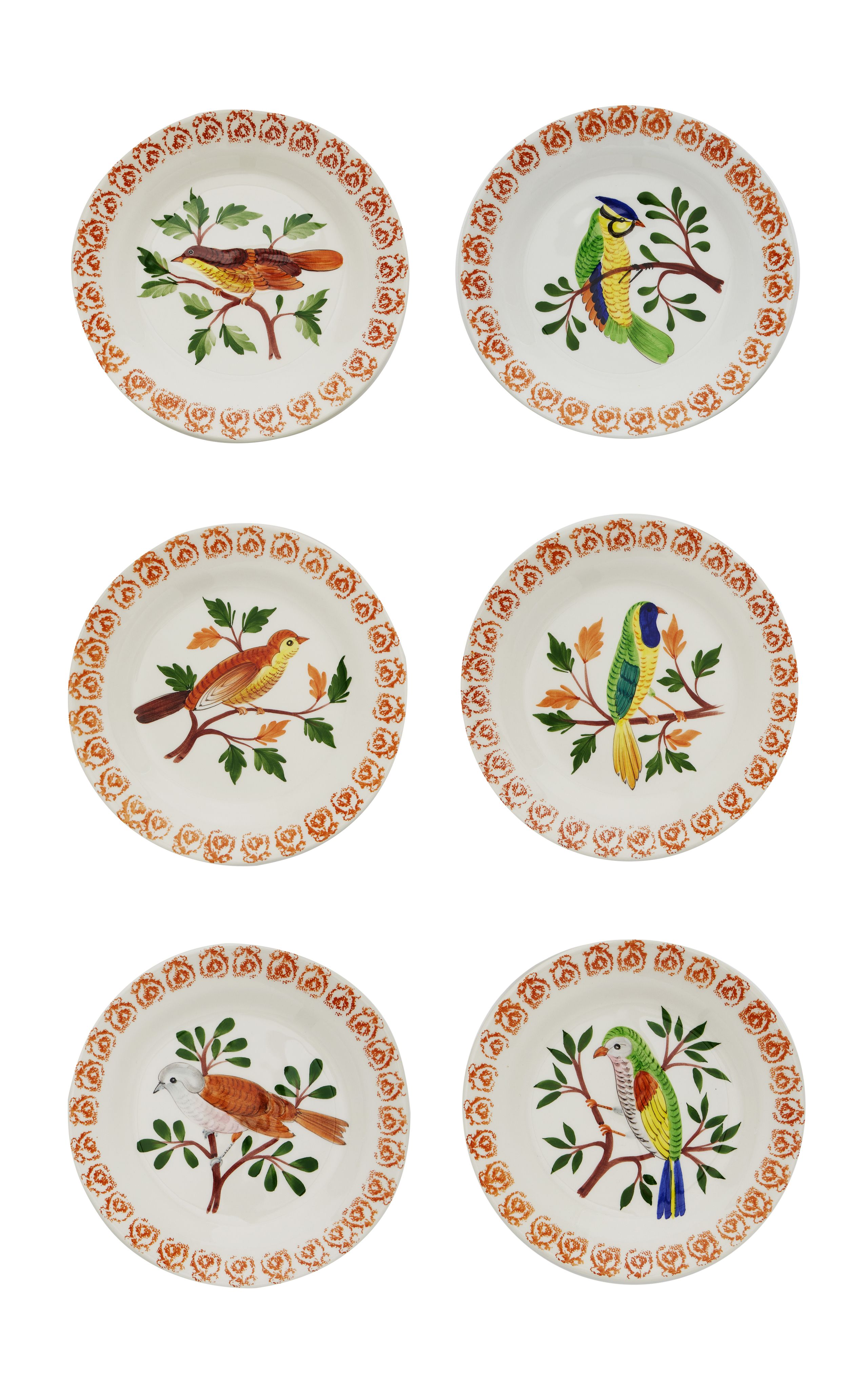 Set-of-Six Ceramic Dessert Plates | Moda Operandi (Global)