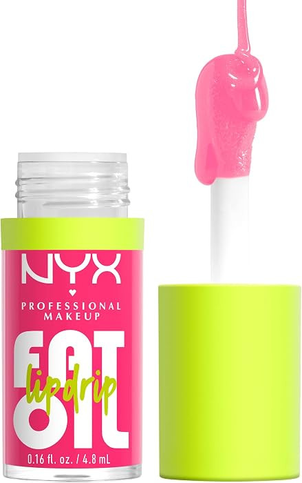 NYX PROFESSIONAL MAKEUP Fat Oil Lip Drip, Moisturizing Lip Oil Gloss, Vegan Tinted Formula, Up to... | Amazon (US)