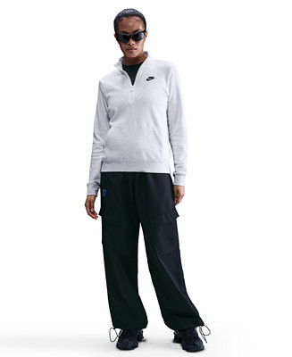 Women's   Sportswear Club Fleece   1/2-Zip Sweatshirt | Macy's