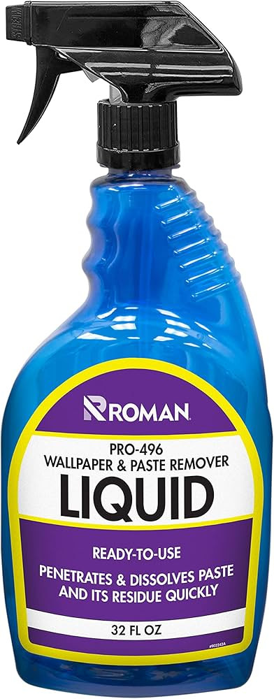 Roman Wallpaper Remover Liquid Spray, Contractor Strength Wallpaper Stripper and Adhesive Remover... | Amazon (US)