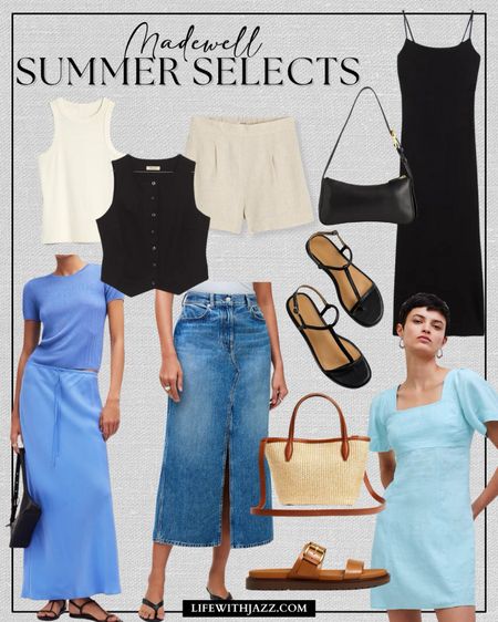 Take up to 20% off sitewide at Madewell [sale ends 5/13]

- rounded up some old + new summer staples! 

Summer style / linen shorts / tank / maxi dress / lbd / short dress / denim skirt / knit skirt / matching set / purse / sandals / vest 

#LTKSaleAlert #LTKxMadewell