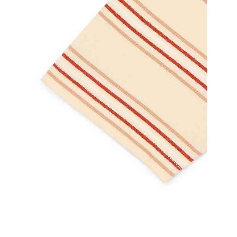 Wonder Nation Boys Stripe Tee with Short Sleeves, Sizes 4-18 & Husky | Walmart (US)