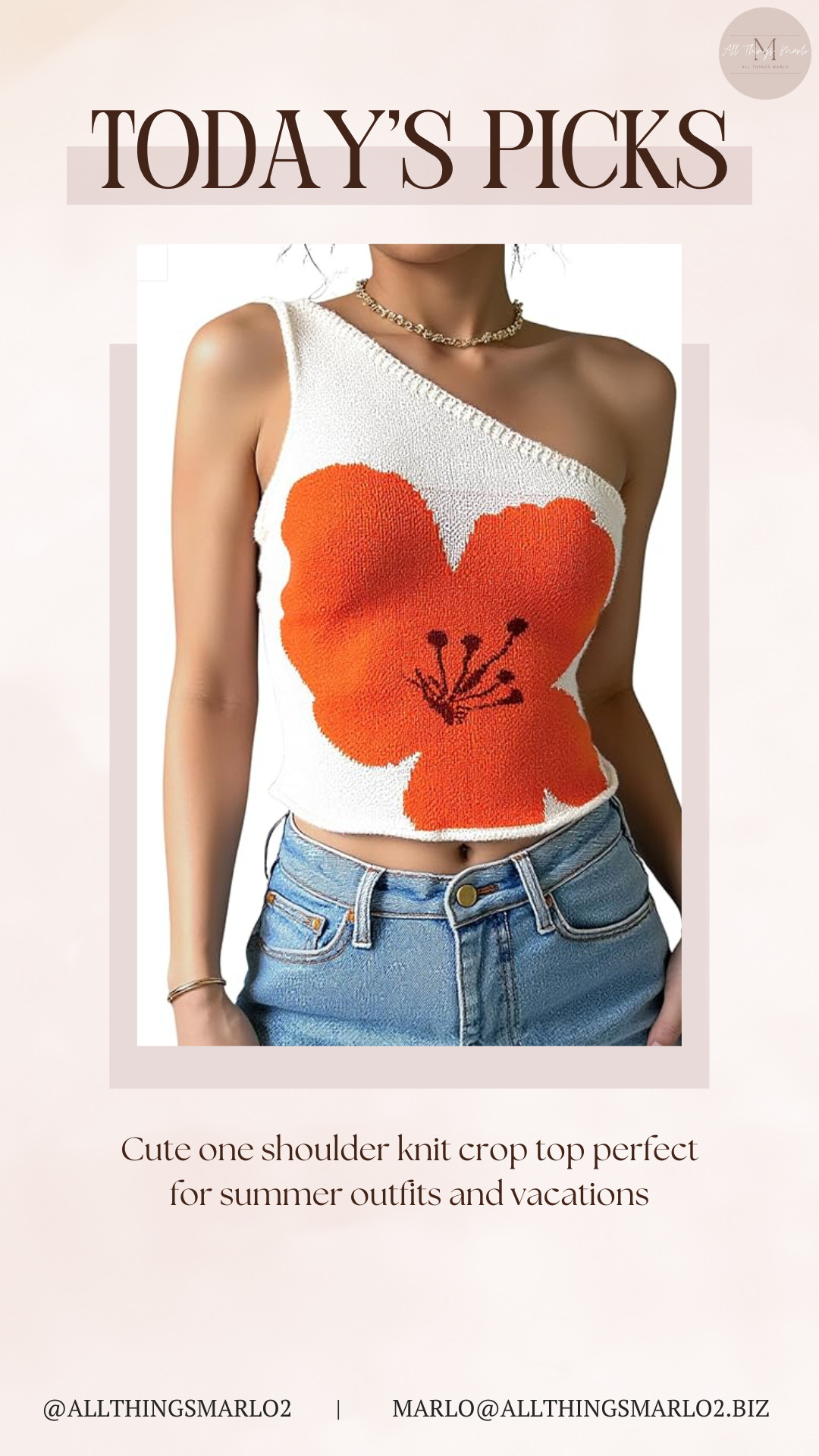 Cute one shoulder knit crop top perfect for summer outfits and vacations 

 #LTKSeasonal #LTKWorkwear #LTKTravel