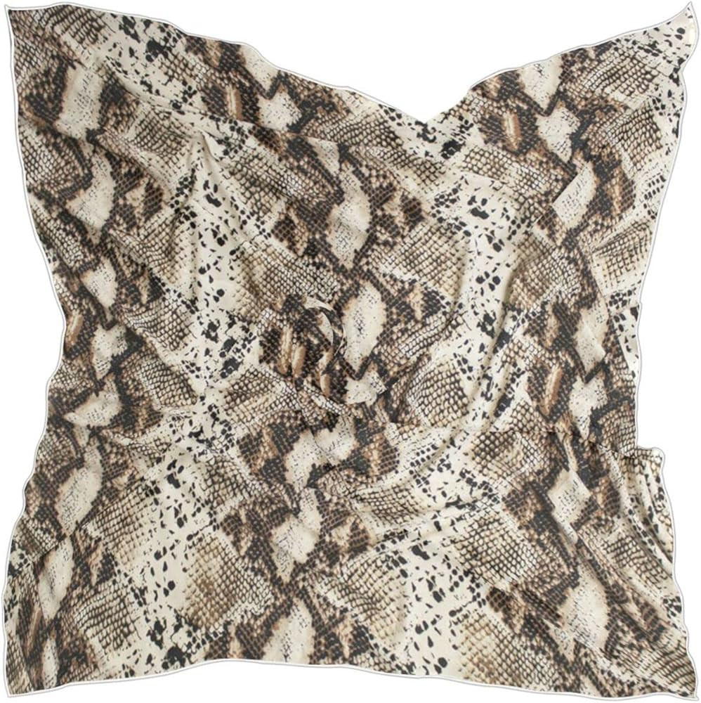Women's Fashion Silk Scarf Square Satin Headscarf Neck Scarf Head Hair Wraps | Amazon (US)