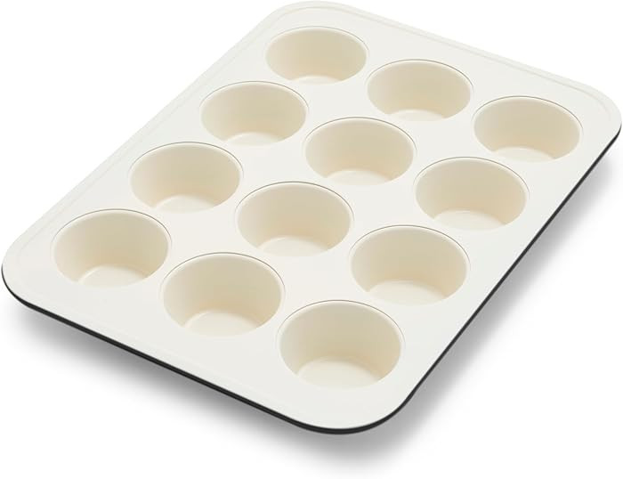 GreenPan Bakewell 12-Cup Muffin Pan, Healthy Ceramic Nonstick Bakeware, PFAS-Free Cupcake Mold, D... | Amazon (US)