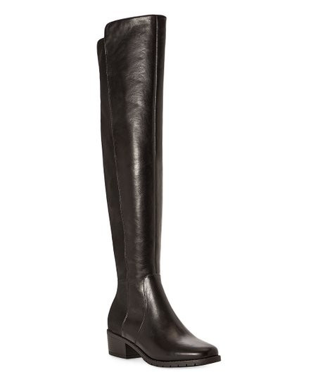 Black Lornah Over-The-Knee Boot - Women | Zulily