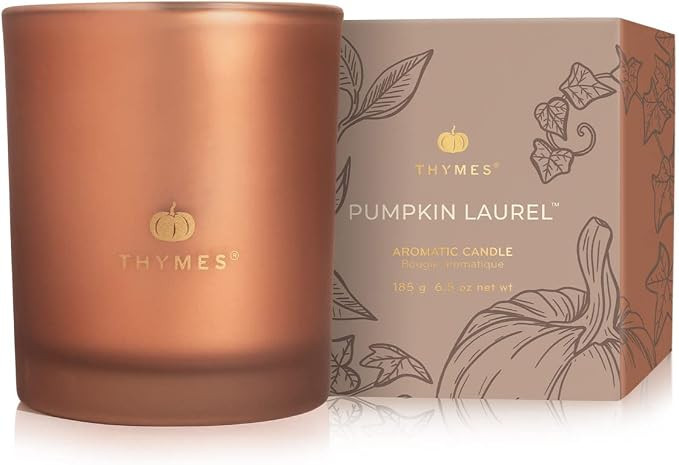 Thymes Scented Candles for Home Decor - Luxury Home Fragrance Gifts for Women & Men - Fall Candle... | Amazon (US)