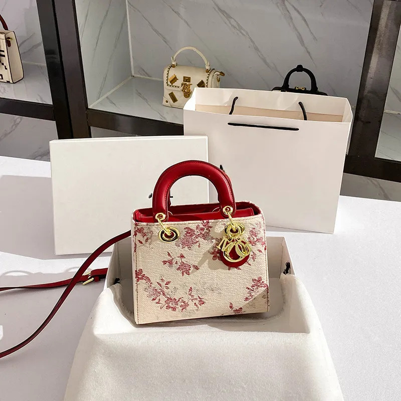New Designer Bag, High-quality Luxury Embroidery, High-end Handheld Small Square Bag, Wallet, Din... | DHGate