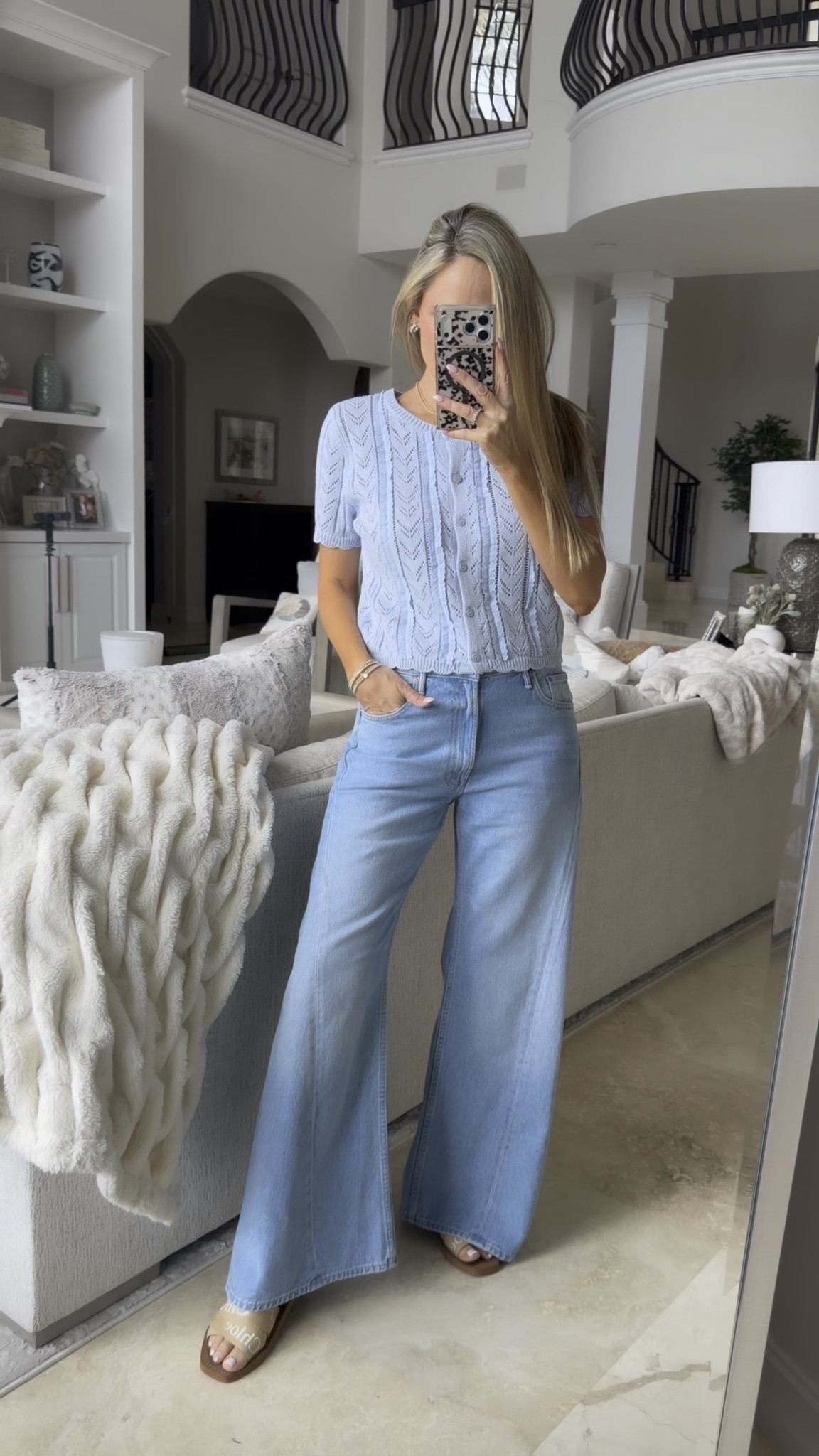 The most flattering comfy, soft genes you’ll ever own. This wide leg denim Fit criticize I’m in love.

#LTKgrwm #LTKootd #LTKOver40
