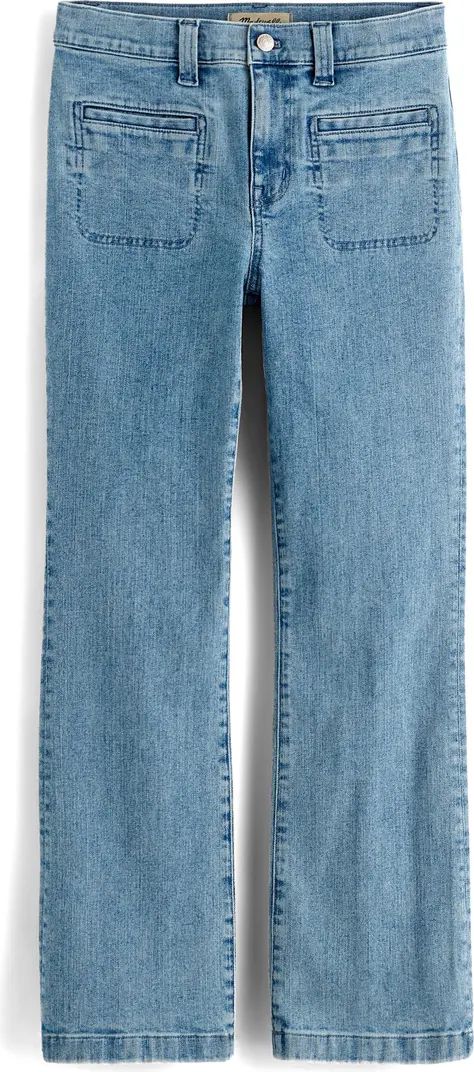 Madewell Mid Rise Kick Out Crop Jeans | Nordstrom | Nordstrom
