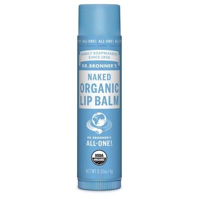 Dr. Bronner&#39;s Organic Lip Balm Naked - .15oz | Target