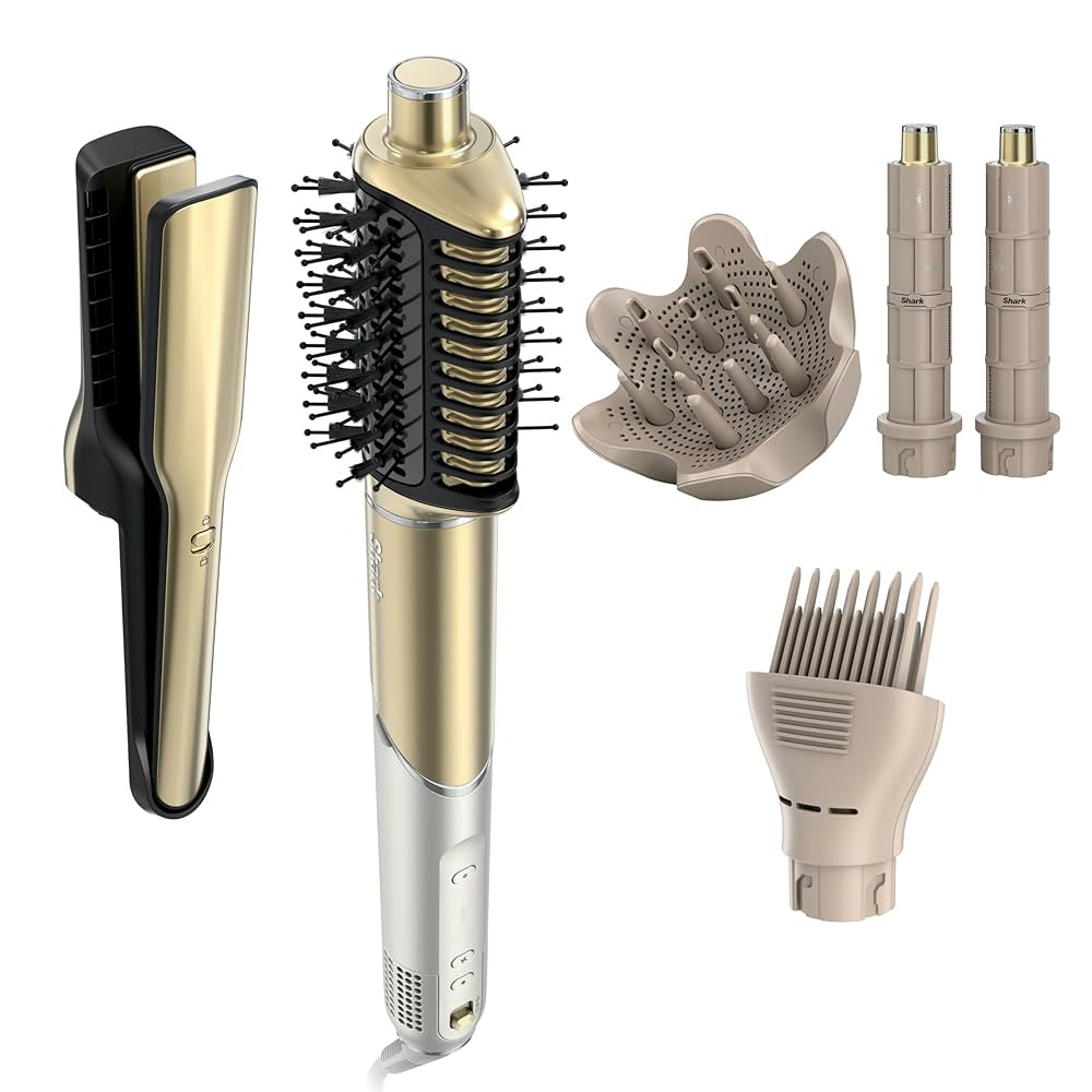 Shark Glam Ceramic & Powerful Air Styling & Drying System, with Silki Straightener & Shark Glossi... | Amazon (US)