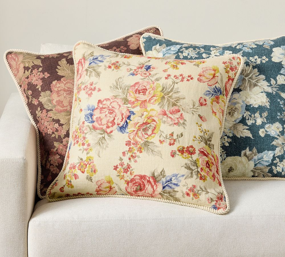 Cammi Floral Printed Pillow | Pottery Barn (US)