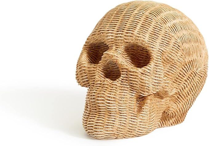 Two's Company Basketweave Pattern Skull | Amazon (US)