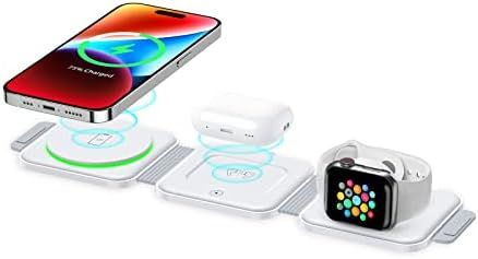 Wireless Charger 3 in 1,Magnetic Wireless Charging Station,Fast Mag-Safe Wireless Charging Pad for i | Amazon (US)