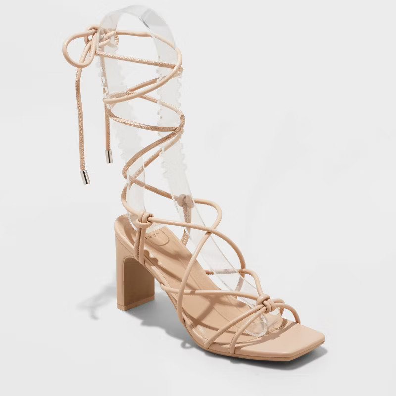 Women's Bria Strappy Heels - A New Day™ | Target