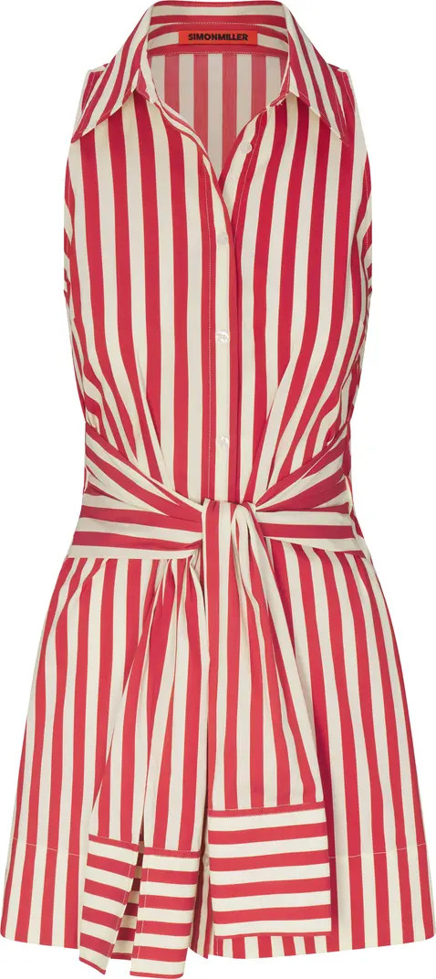 Inna Sleeveless Poplin Mini Dress | Nordstrom