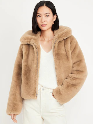 Faux-Fur Zip Jacket | Old Navy (CA)