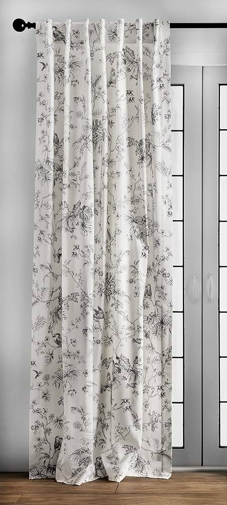 Maison d' Hermine Jouy Paradis 100% Cotton Curtain One Panel for Living Rooms Bedrooms Offices Ta... | Amazon (US)