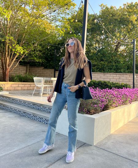 Cool mom style, simple easy outfit, French girl aesthetic, Mom style, over 40 style, Momiform, Mom over 40 style, work from homestyle, simple style, simple outfit, cool girl, sneakers, sneakers for summer #LTKxMadewell #LTKover40

#LTKMidsize #LTKShoeCrush #LTKOver40