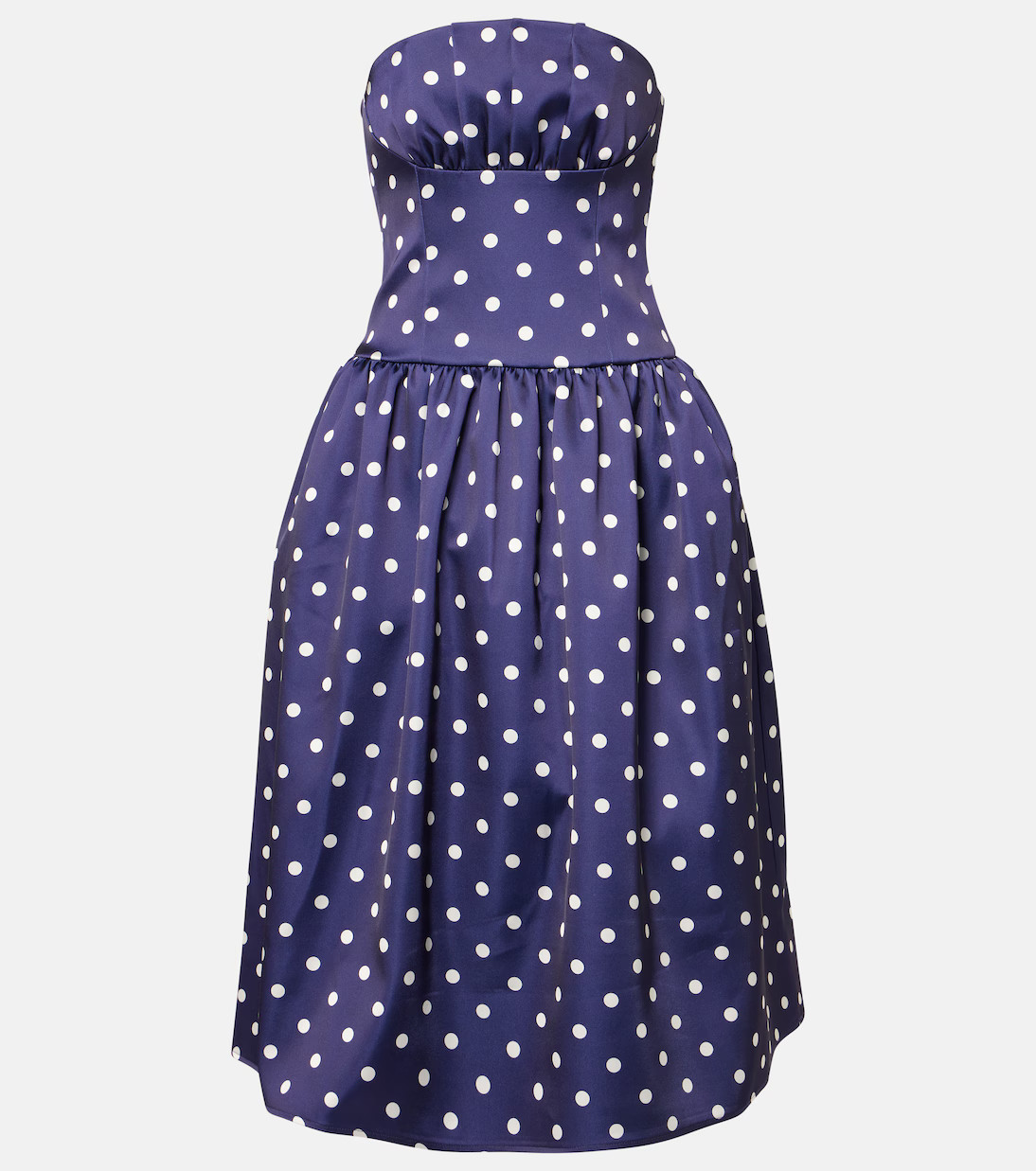 Polka-dot strapless cocktail dress | Mytheresa (US/CA)