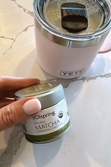 I’m loving the taste of this matcha green tea 
Amazon health find 
Yeti 

#LTKover40 #LTKfitness #LTKhome